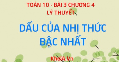 Nhị thức bậc nhất là gì? Cách xét dấu nhị thức bậc nhất - Toán 10 bài 3